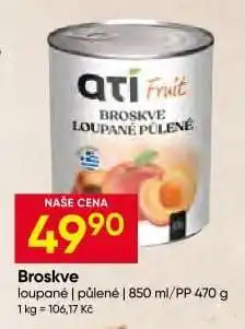 Hruška Broskve nabídka