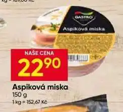 Hruška Aspiková miska nabídka