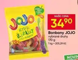 Hruška BONBÓNY JOJO nabídka