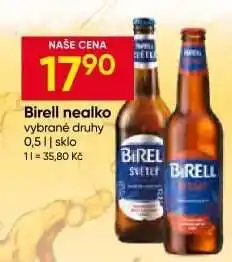 Hruška Birell nealko nabídka