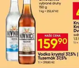 Hruška Vodka krystal 37,5% | Tuzemák 37,5% nabídka