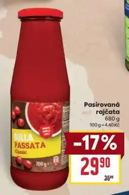 Billa PASÍROVANÁ RAJČATA nabídka