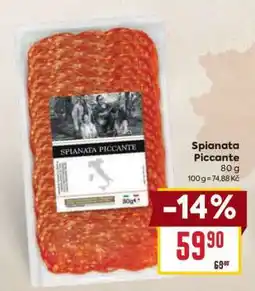Billa Spianata Piccante nabídka
