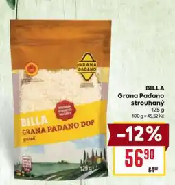 Billa BILLA Grana Padano strouhaný nabídka