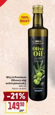 Billa BILLA Premium Olivový olej extra panenský nabídka