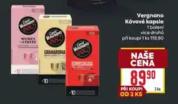 Billa Vergnano kávové kapsle nabídka