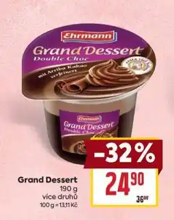 Billa Grand Dessert nabídka
