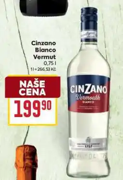Billa Cinzano Bianco Vermut nabídka