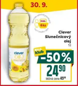 Billa Clever Slunečnicový olej nabídka