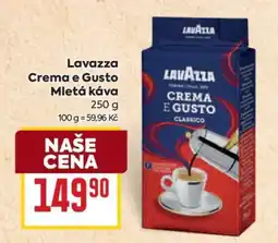 Billa Lavazza Crema e Gusto Mletá káva nabídka