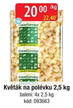 Qanto Agro Jesenice květák na polévku nabídka