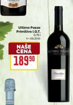 Billa Ultimo Passo Primitivo I.G.T nabídka