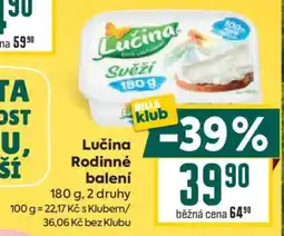 Billa Lučina rodinné balení nabídka