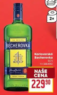 Billa Karlovarská Becherovka nabídka