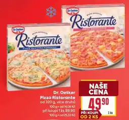 Billa Dr. Oetker Pizza Ristorante nabídka