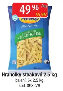 Qanto Niro hranolky steakové nabídka