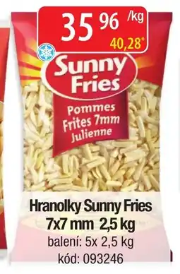 Qanto Sunny Fries Hranolky nabídka