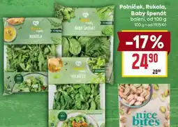 Billa Polníček, Rukola, Baby špenát nabídka