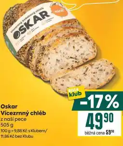 Billa Oskar Vícezrnný chléb nabídka