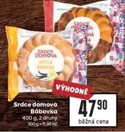 Billa Srdce domova Bábovka nabídka