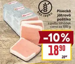 Billa Písecká játrová paštika nabídka
