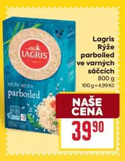 Billa Lagris Rýže parboiled ve varných sáčcích nabídka