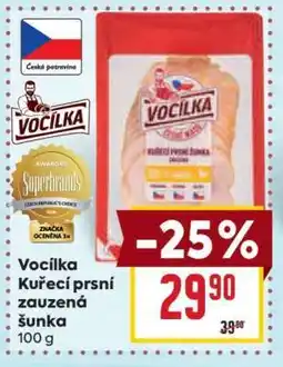 Billa Vocílka Kuřecí prsní zauzená šunka nabídka