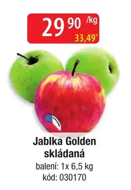 Qanto Jablká Golden skládaná nabídka