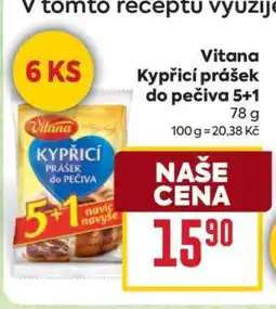 Billa Vitana Kypřicí prášek do pečiva 5+1 nabídka