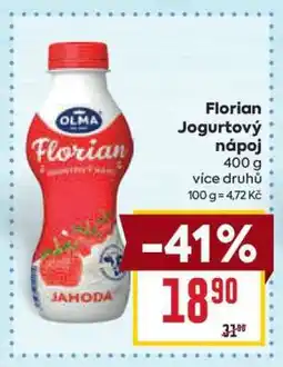 Billa Florian jogurtový nápoj nabídka