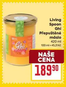 Billa Living Spoon Ghí Přepuštěné máslo nabídka