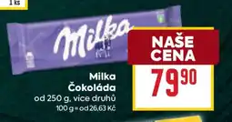Billa Milka Čokoláda nabídka