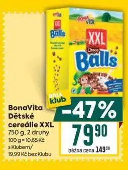 Billa Bonavita Dětské cereálie XXL nabídka