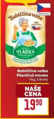 Billa Babiččina volba pšeničná mouka nabídka