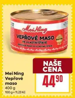 Billa Mei Ning Vepřové maso nabídka