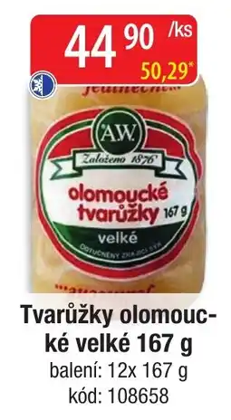 Qanto A.W. tvarůžky olomoucké velké nabídka