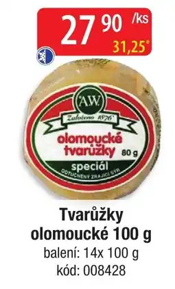 Qanto AW tvarůžky olomoucké nabídka