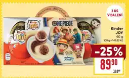 Billa Kinder Joy nabídka
