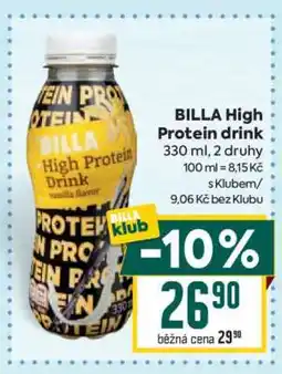 Billa BILLA High Protein drink nabídka