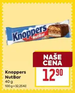 Billa Knoppers NutBar nabídka