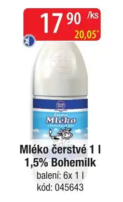 Qanto Bohemilk Mléko čerstvé 1,5% nabídka