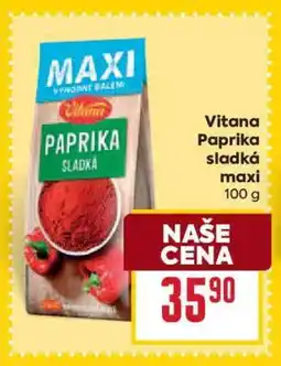 Billa Vitana Paprika sladká maxi nabídka