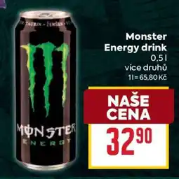 Billa Monster Energy drink nabídka
