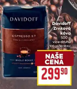 Billa Davidoff zrnková káva nabídka