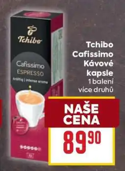 Billa Tchibo Cafissimo Kávové kapsle nabídka