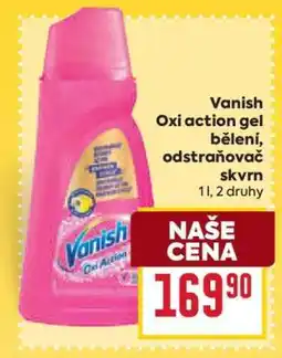 Billa Vanish oxi action gel bělení, odstraňovač skvrn nabídka