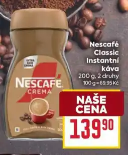 Billa NESCAFÉ CLASSIC Instantní káva nabídka