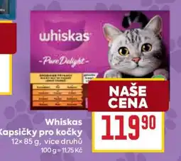 Billa Whiskas kapsičky pro kočky nabídka