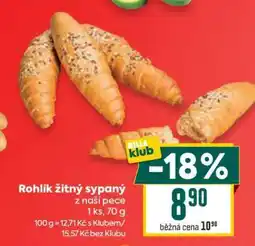 Billa Rohlík žitný sypaný nabídka