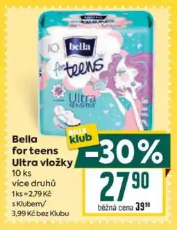 Billa Bella for teens Ultra vložky nabídka